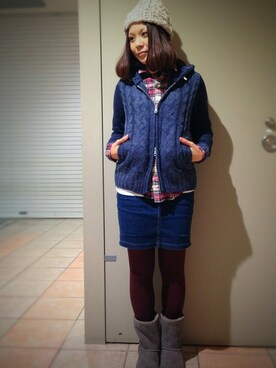 キムラアスミさん（レディース・156cm）の秋コーディネート