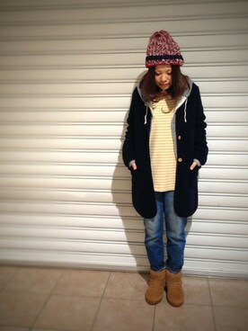 キムラアスミさん(レディース・156cm)の秋コーディネート