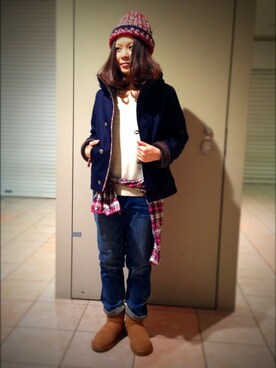 キムラアスミさん（レディース・156cm）の秋コーディネート