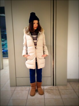 キムラアスミさん（レディース・156cm）の冬コーディネート