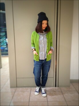 キムラアスミさん（レディース・156cm）の冬コーディネート