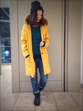 キムラアスミさん（レディース・156cm）の冬コーディネート