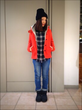 キムラアスミさん（レディース・156cm）の冬コーディネート