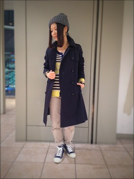 キムラアスミさん（レディース・156cm）の冬コーディネート