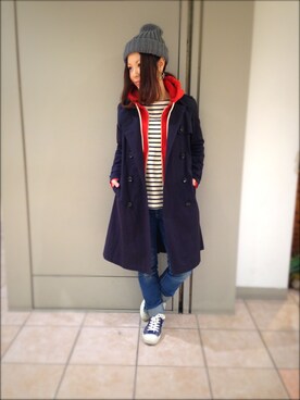 キムラアスミさん（レディース・156cm）の冬コーディネート
