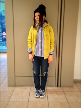 キムラアスミさん（レディース・156cm）の冬コーディネート