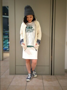 キムラアスミさん（レディース・156cm）の春コーディネート