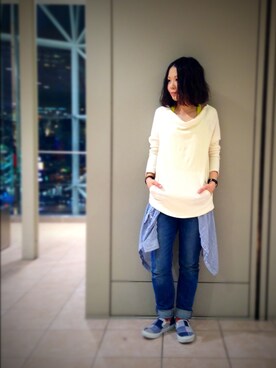 キムラアスミさん（レディース・156cm）の春コーディネート