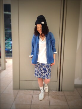 キムラアスミさん（レディース・156cm）の春コーディネート