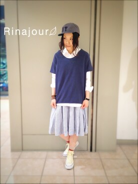 キムラアスミさん(レディース・156cm)の春コーディネート