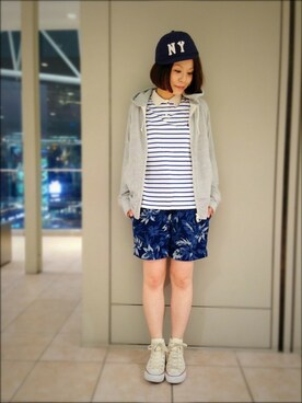 キムラアスミさん（レディース・156cm）の夏コーディネート