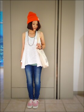 キムラアスミさん(レディース・156cm)の夏コーディネート