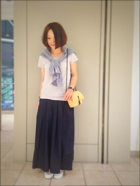 キムラアスミさん（レディース・156cm）の夏コーディネート