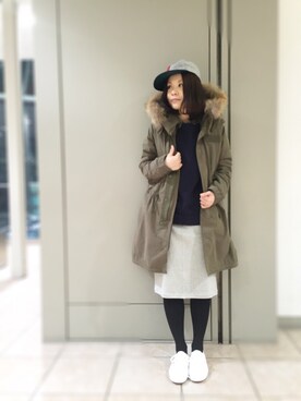 キムラアスミさん（レディース・156cm）の冬コーディネート