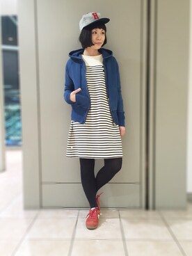 キムラアスミさん（レディース・156cm）の冬コーディネート