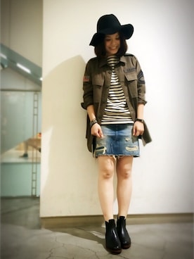 キムラアスミさん(レディース・156cm)の秋コーディネート