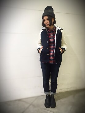 キムラアスミさん（レディース・156cm）の冬コーディネート