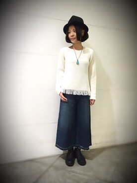 キムラアスミさん（レディース・156cm）の冬コーディネート