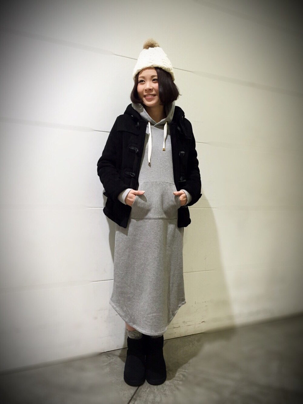 リナジュールムートンダッフルコート Rinajour（リナジュール）の「Rinajour (リナジュール） フェイク