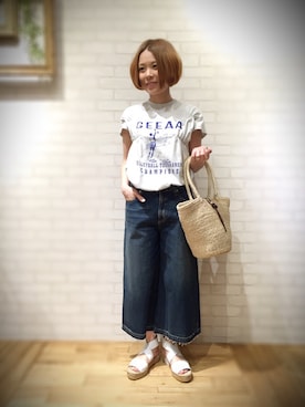 キムラアスミさん（レディース・156cm）の春コーディネート