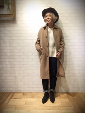 キムラアスミさん（レディース・156cm）の秋コーディネート