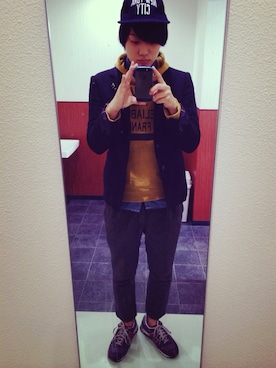 Ryusei Satoさん（メンズ・175cm）の秋コーディネート