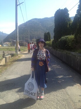 「travel」｜「アイテム（ソックス/靴下）」を使った、laidebbさん（レディース・156cm）の夏コーディネート