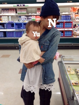 「Ungrid（アングリッド）のアイテム（カバーオール）」を使った、NonYuupiiさん（レディース・167cm）の秋コーディネート