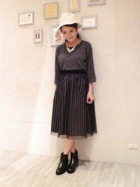 minaさん（レディース・155cm）の秋コーディネート