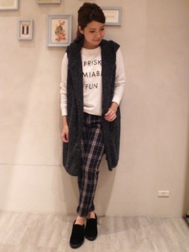 minaさん（レディース・155cm）の秋コーディネート