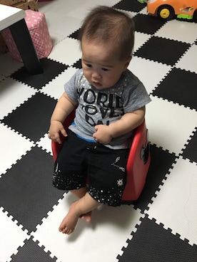 ちゃあまめさん（キッズ・70cm）の夏コーディネート