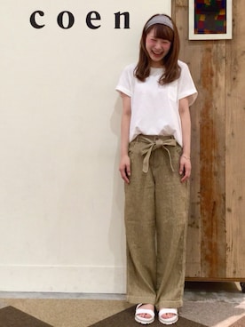 coen よこやまさん（レディース・158cm）の春コーディネート