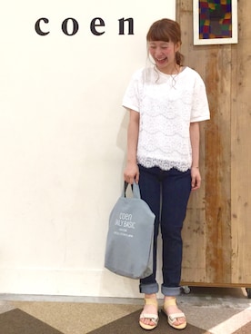 coen よこやまさん（レディース・158cm）の夏コーディネート