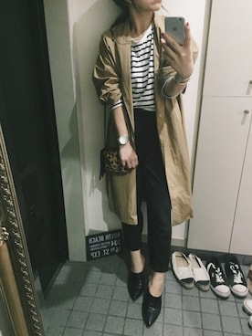 「アイテム（ピアス（両耳用））」を使った、ERIKAさん（レディース・164cm・30代）の秋コーディネート