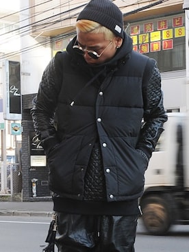 「 ＃街おこし」｜MACHIOKOSHIさん（メンズ・168cm）の冬コーディネート