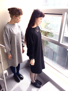 「ファー帽子」｜24さん（レディース・160cm）の秋コーディネート