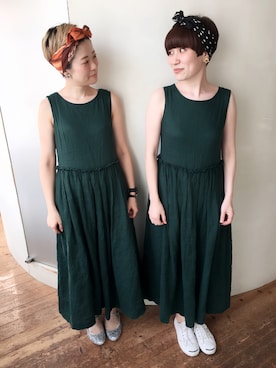 「Dot＆Stripes CHILD WOMAN（ドットアンドストライプス　チャイルドウーマン）のアイテム（パンプス）」を使った、24さん（レディース・160cm）の夏コーディネート
