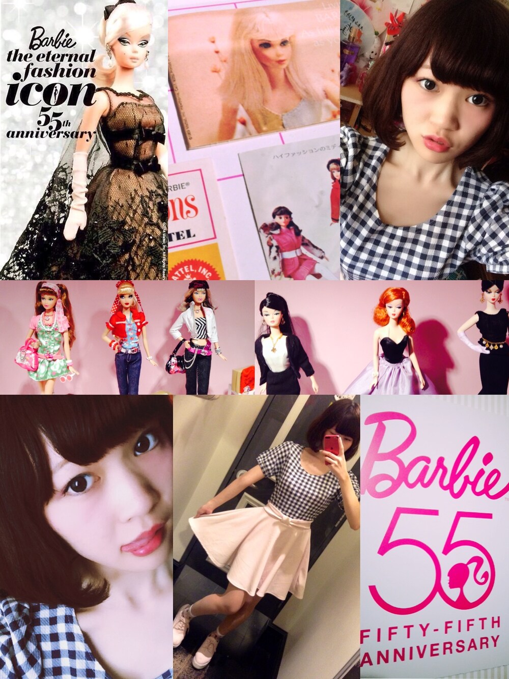 ピンク系のワンピースを着用したレディースの夏コーディネートの1枚目の写真