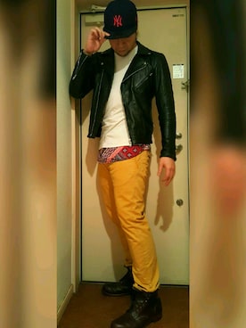 JP･12/10ワンマンライブ❗さん（メンズ・182cm）の冬コーディネート