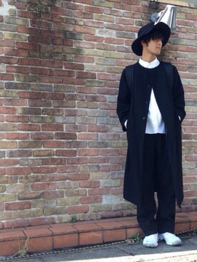 「Y's（ワイズ）のアイテム（その他アウター）」を使った、T.Daichi さん（メンズ・180cm）の秋コーディネート
