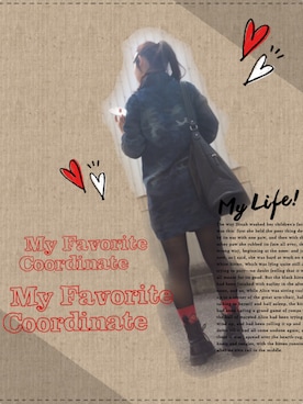 「ポニーテール」｜「アイテム（シャツワンピース）」を使った、Eiさん（レディース・160cm）の秋コーディネート