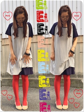 「タテジマ」｜Eiさん（レディース・160cm）の春コーディネート