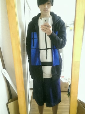 「PARADOX（パラドックス）のアイテム（帽子）」を使った、しゅーやそさん（メンズ・176cm）の夏コーディネート
