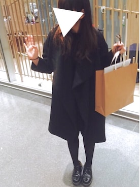 「ダニエルウェリントン」｜「アイテム（その他アウター）」を使った、yaさん（レディース・162cm）の冬コーディネート