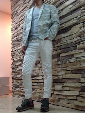 「NEIL BARRETT（ニールバレット）のアイテム（デニムパンツ）」を使った、SEI@ziさん（メンズ・170cm）の夏コーディネート