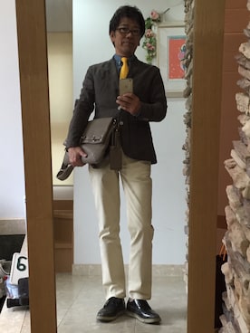 「Marcel Lassance（マルセルラサンス）のアイテム」を使った、SEI@ziさん（メンズ・169cm）の秋コーディネート