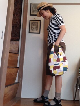 mococoさん（レディース・150cm）の夏コーディネート