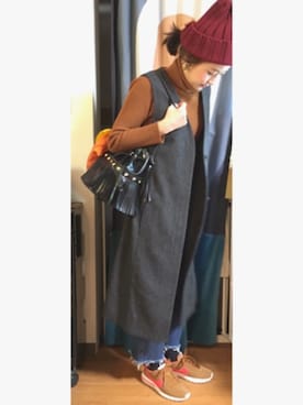 mococoさん（レディース・150cm）の冬コーディネート