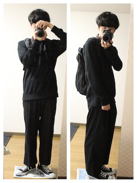 「Gregory」｜「アイテム（スラックス）」を使った、やまし  たさん（メンズ・174cm）の春コーディネート
