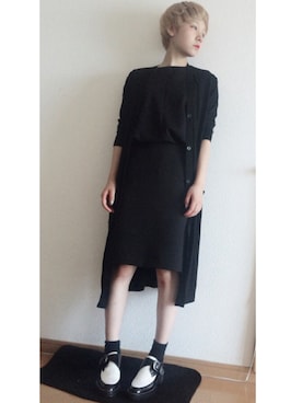 林﨑咲良さん（レディース・153cm）の秋コーディネート